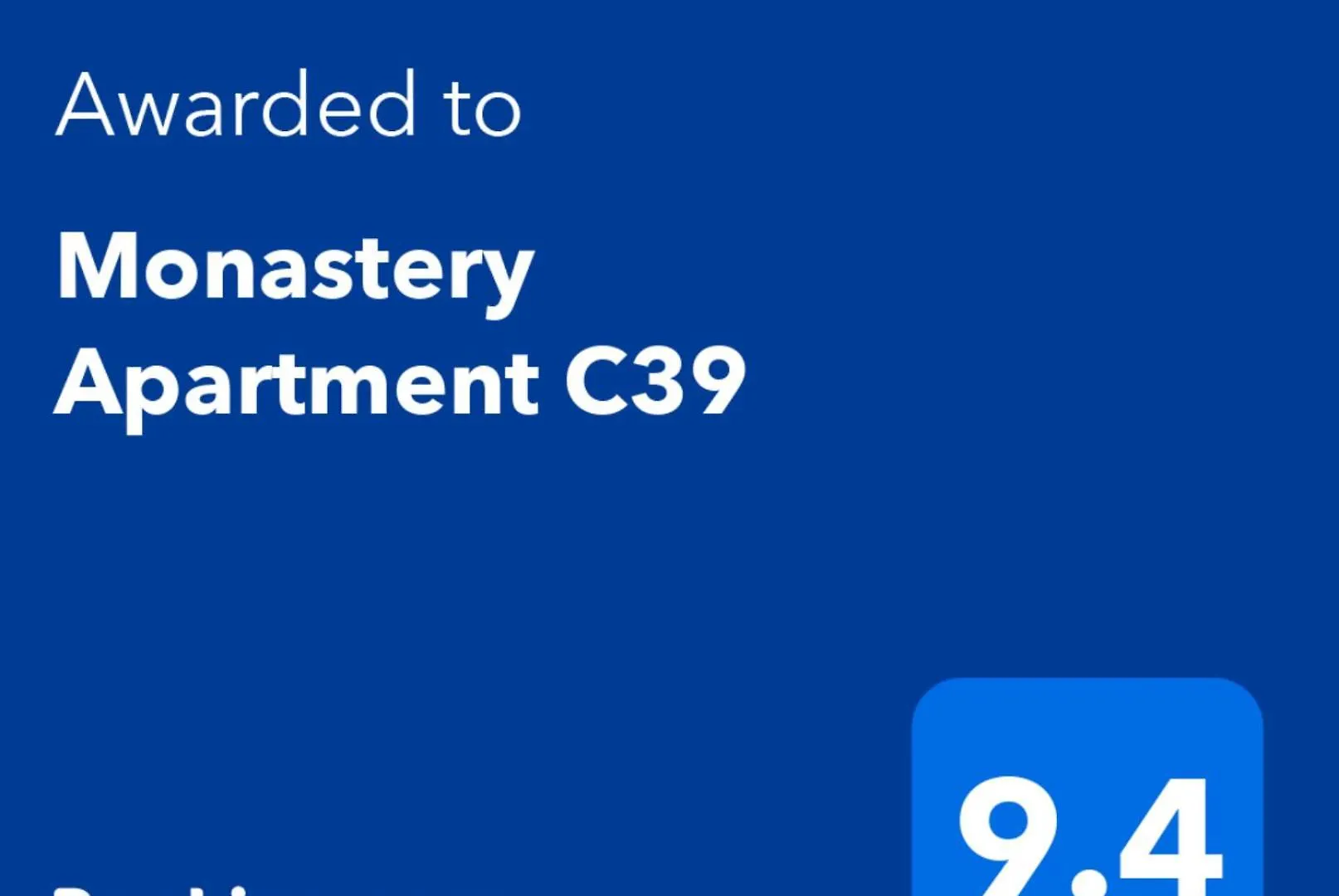 Monastery Apartment C39 location